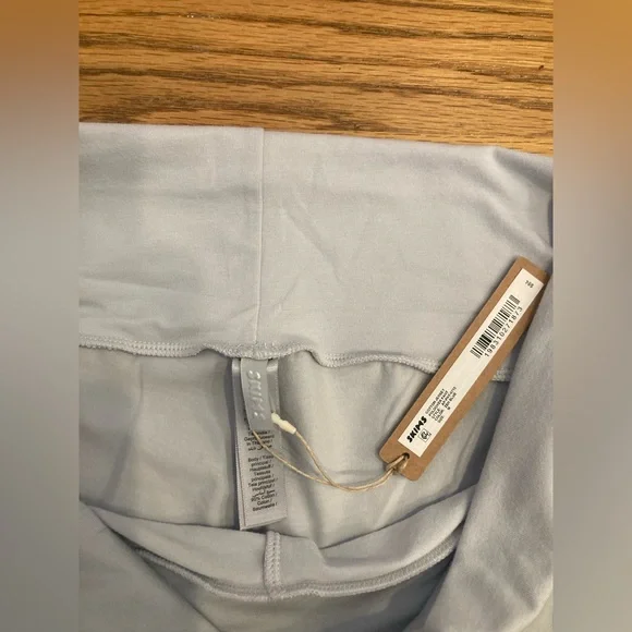 SKIMS Cotton Jersey Foldover Pant in Limited Edition Zen Blue - Picture 3 of 8